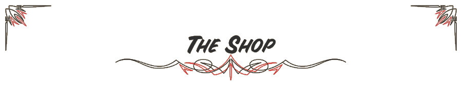 The shop title